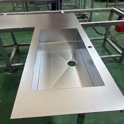 قیمت خوب فابريکه 304 لوله مو برش شده رنگ آمیزی شيشه های فولادی ضد زنگ برای میز آشپزخانه آنلاین