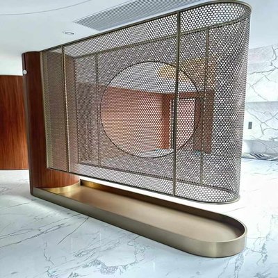 304 Morden Hollow طراحی سفارشی ورودی فولاد ضد زنگ جداکننده صفحه نمایش ویلا هتل دکوراسیون خانه