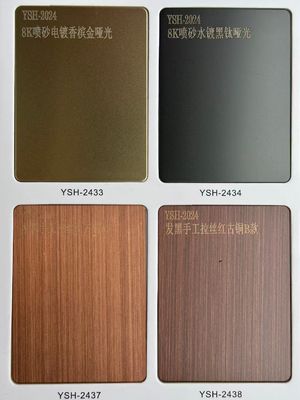 قیمت خوب صفحه فولاد ضد زنگ 304 طراح دیوار پرده دستبند آسانسور تزئینات طراحی دولت پروژه بازسازی هتل آنلاین