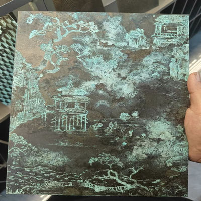 قیمت خوب 4x8 فوتی 4x10 فوتی فلزی طراحی ریترو 304 201 316 L دیواری تزئینات ورق فولاد ضد زنگ آنلاین