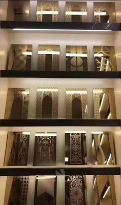 تزئینات ساختمان ارتقا صفحه فولاد ضد زنگ رنگی، ضد آب، ضد آتش و آسان برای تمیز کردن
