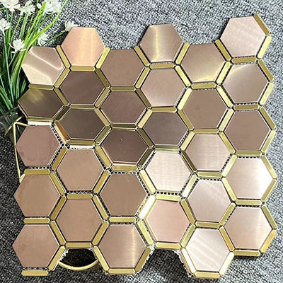 قیمت خوب قابلمهای موزاییکی از فولاد ضد زنگ استاندارد GB/JIS/AISI/DIN/SUS برای دیوارهای داخلی آنلاین