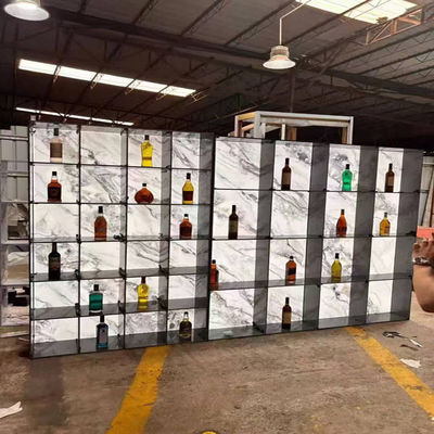 قیمت خوب Sus304 201 316 سفارشی سازی بالا کابینت شراب نمایش فروشگاه های تخصصی با LED آنلاین