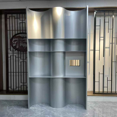 کابینت های نمایش فلزی رنگ سفارشی کابینت استیل ضد زنگ برای نمایش خانه، مغازه، مرکز خرید و دفتر