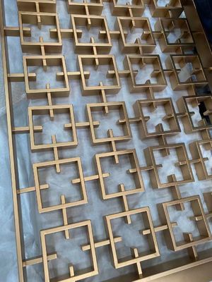 قیمت خوب طراحی برش لیزری پارتیشن اتاق استیل ضد زنگ سفارشی آنلاین