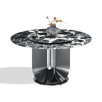 قیمت خوب میز غذاخوری با میز چرخ دار از سنگ سیاه آنلاین