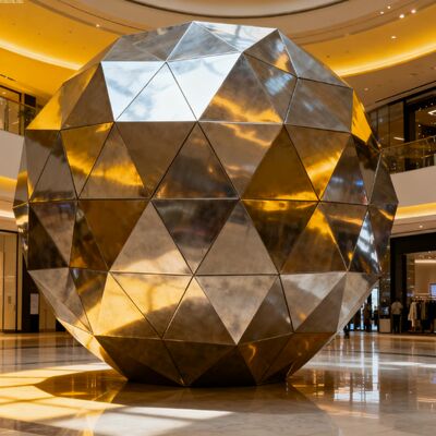 طراحی هنرمند 304 316L مرکز مجسمه سازی فولاد ضد زنگ NYC برای پروژه معماری