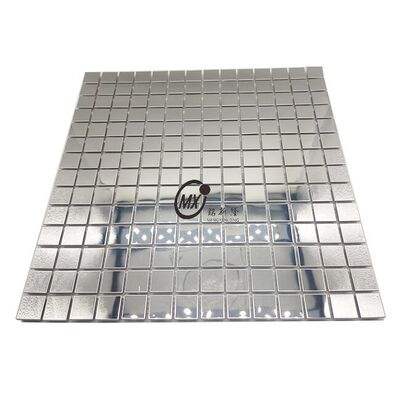 قیمت خوب 201 304 Square Sliver Mirror   Wholesale Metal Mosaic Tiles  Stainless Steel For Home & Commercial Accent Walls آنلاین