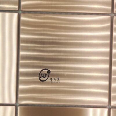 قیمت خوب کاشی های موزاییکی استیل مشکی مات پروژه تجاری نسوز پنل دیواری کارخانه عرضه مستقیم آنلاین