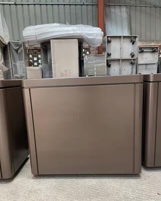 قیمت خوب جعبه کاشت مستطیلی مدرن از جنس استیل ضد زنگ 304 سفارشی برای دکور باغ آنلاین