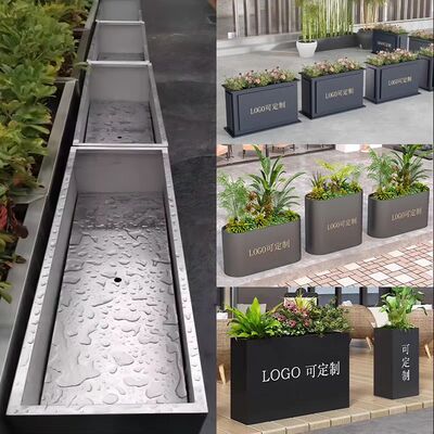 قیمت خوب ترکیب آتشدان و گلدان - طراحی سفارشی دو منظوره از جنس استیل ضد زنگ آنلاین