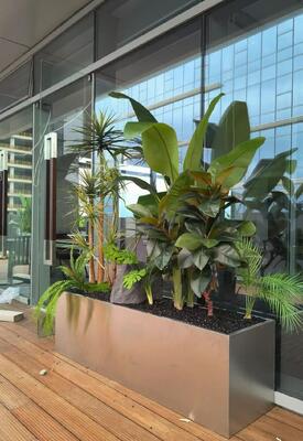 قیمت خوب جعبه زراعت از فولاد ضد زنگ با پوشش موز - ابعاد سفارشی آنلاین