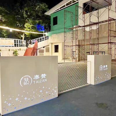 قیمت خوب گلدان مدرن استیل ضد زنگ فضای باز، جعبه گل فولادی آنلاین