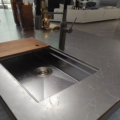 سطح آشپزخانه فولاد ضد زنگ 304 مقاوم در برابر خراش