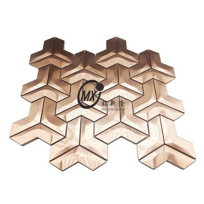 قیمت خوب روکش دیوار خارجی موزاییک استیل ضد زنگ مقاوم در برابر آب و هوا آنلاین