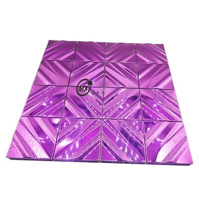 قیمت خوب Peel and Stick Stainless Steel Mosaic Tiles for Home Renovation آنلاین