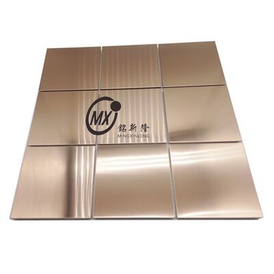 قیمت خوب آشپزخانه Backsplash حمام دیوار فلزی موزاییک آنلاین