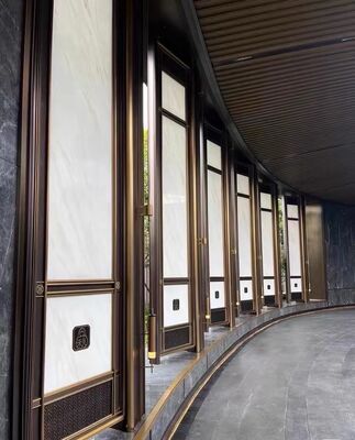 قیمت خوب Oriental Bamboo Pattern Stainless Steel Room Partition آنلاین