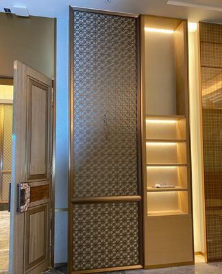قیمت خوب Romantic Style Stainless Steel Room Divider for Hotel Lobby آنلاین