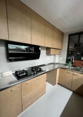 قیمت خوب سینک استیل ضد زنگ 28 اینچی مقاوم در برابر خراش با لبه، ایستگاه کاری تک کاسه آنلاین