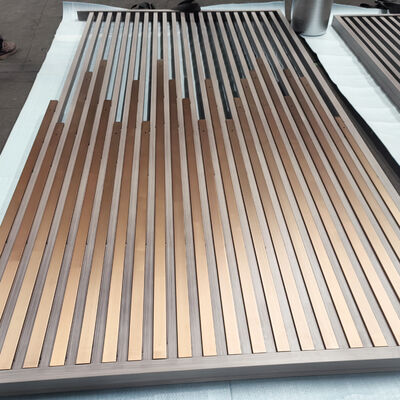 قیمت خوب 201 304 جداگر صفحه نمایش فولاد ضد زنگ / تقسیم کننده اندازه سفارشی برای هتل رستوران اتاق نشیمن اتاق نشیمن دکوراسیون دفتر آنلاین