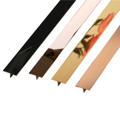 SUS316L SUS316L استیل ضد زنگ نوار T نمایه 0.5mm تا 1.5mm طلا رزگلد