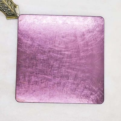 قیمت خوب مروارید ویبره رز قرمز رنگی ورق استیل ضدزنگ Antiwear PVD BV آنلاین